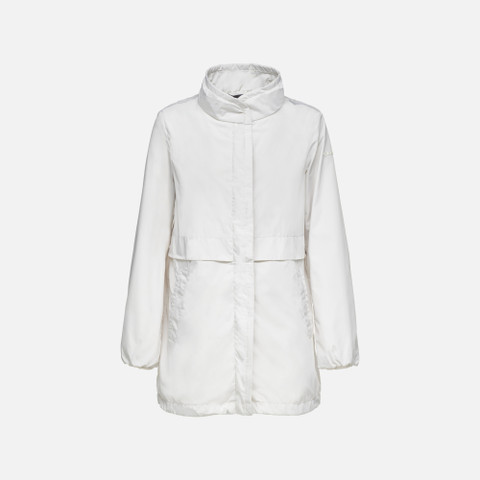 Mid-season jacket GENZIANA WOMAN Moonlight sand - image number 0 | GEOX