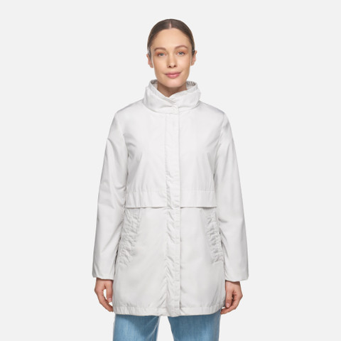 Mid-season jacket GENZIANA WOMAN Moonlight sand - image number 1 | GEOX
