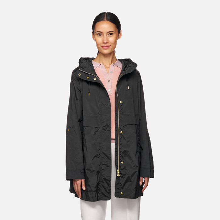 Long parka DANDRA WOMAN Black | GEOX