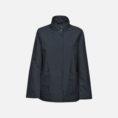 Mid-season jacket FLORETIA WOMAN Sky captain - image number 0 | GEOX