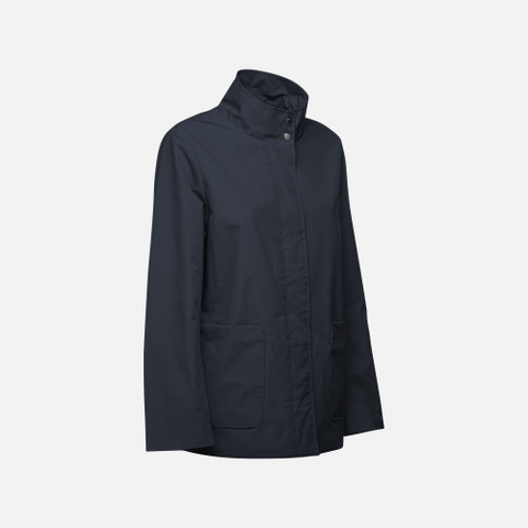 Mid-season jacket FLORETIA WOMAN Sky captain - image number 2 | GEOX