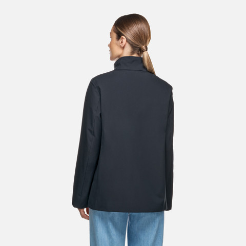 Mid-season jacket FLORETIA WOMAN Sky captain - image number 5 | GEOX