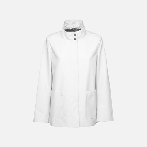 mid-season jacket FLORETIA WOMAN Moonlight sand - image number 0 | GEOX