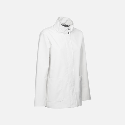 mid-season jacket FLORETIA WOMAN Moonlight sand - image number 2 | GEOX