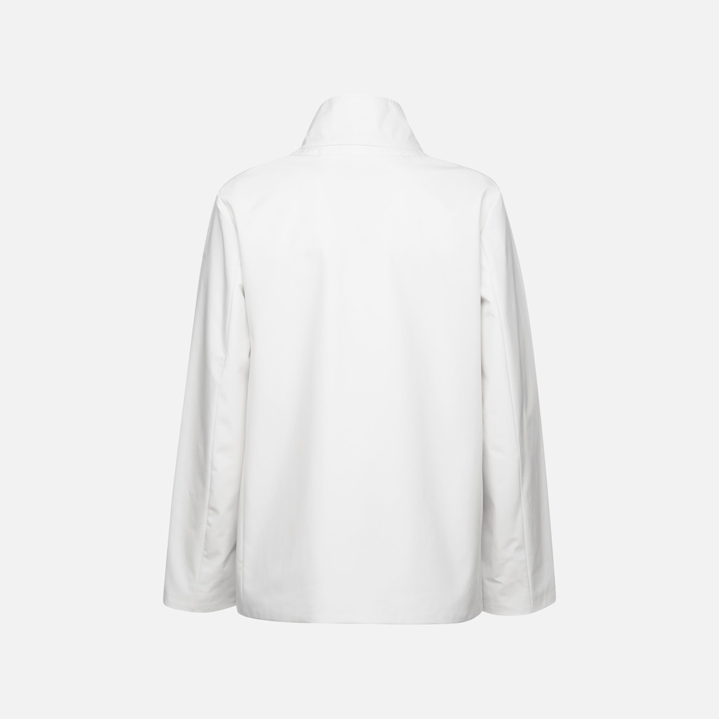 mid-season jacket FLORETIA WOMAN Moonlight sand - image number 4 | GEOX