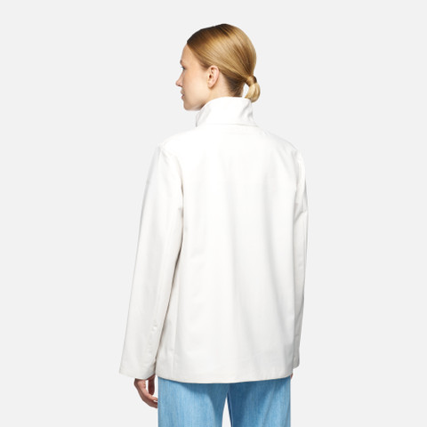 mid-season jacket FLORETIA WOMAN Moonlight sand - image number 5 | GEOX