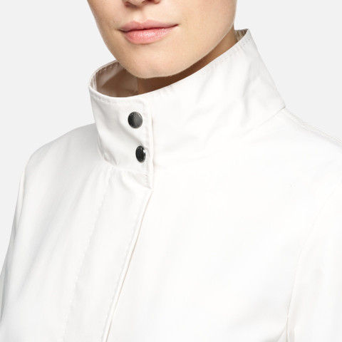 mid-season jacket FLORETIA WOMAN Moonlight sand - image number 8 | GEOX