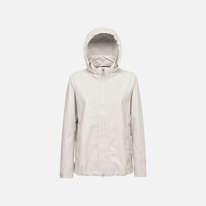 Lightweight jacket SPHERICA WOMAN Moonlight sand | GEOX