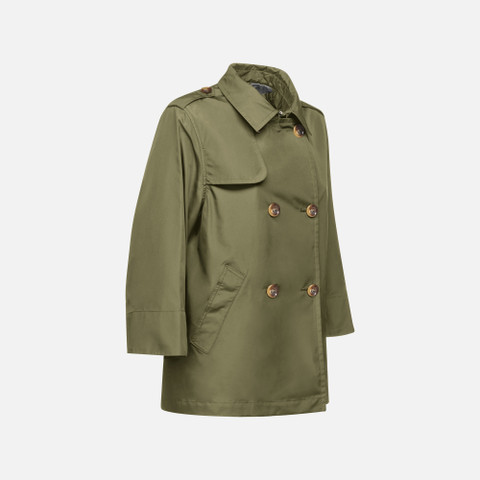 short trench coat SOLEIL WOMAN Kalamata - image number 2 | GEOX