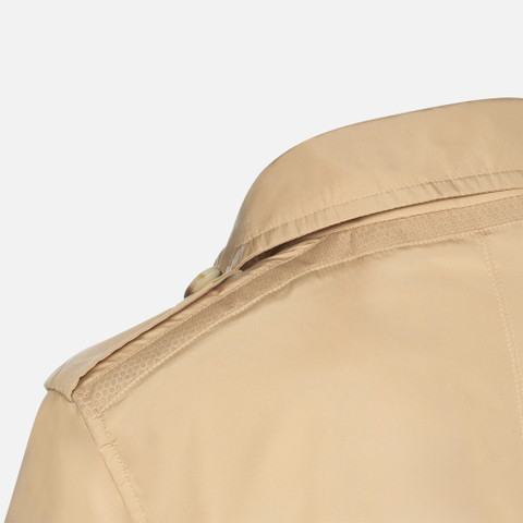 short trench coat SOLEIL WOMAN Warm sand - image number 6 | GEOX