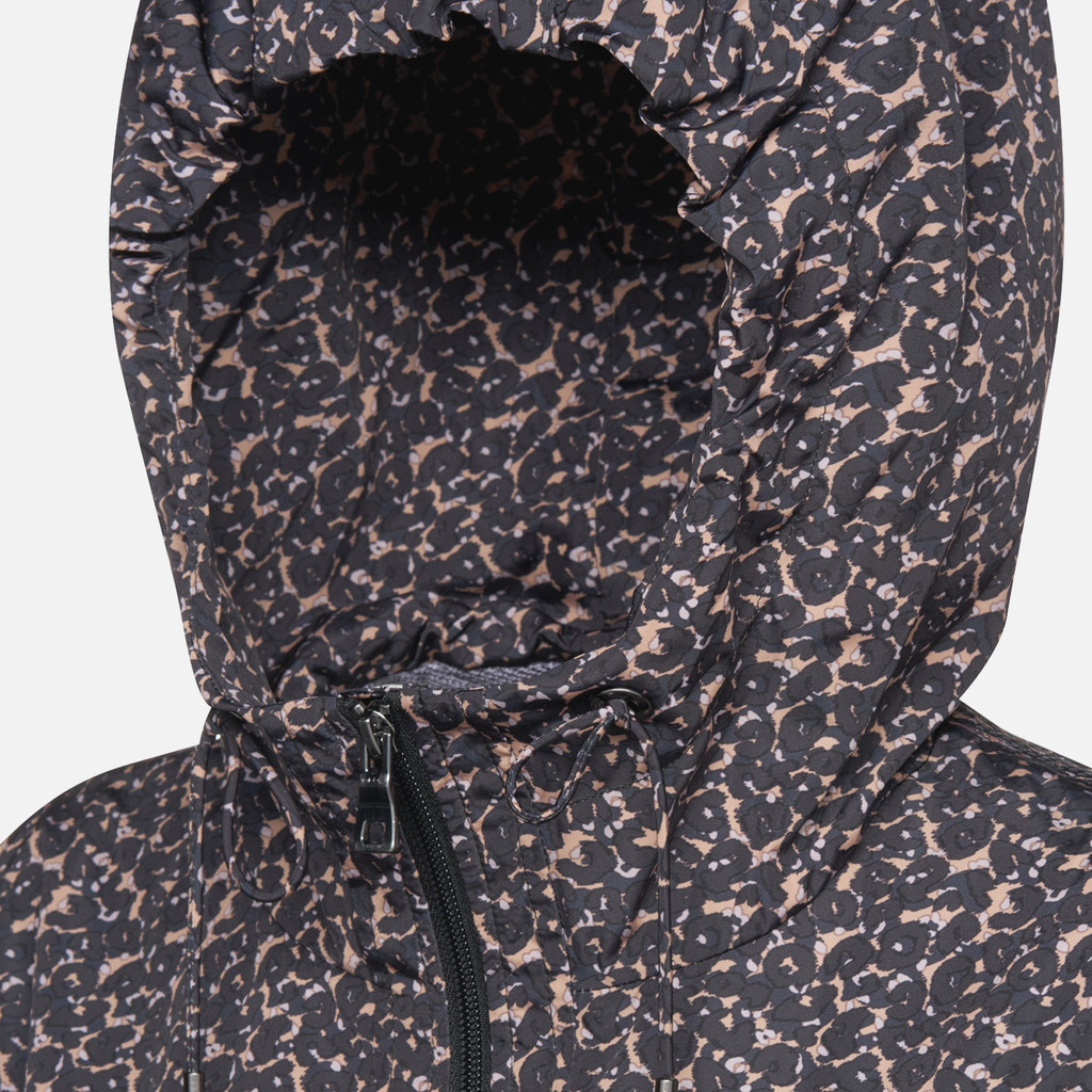 Long parka AURELY WOMAN Tannin/Black - image number 7 | GEOX