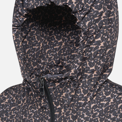 Long parka AURELY WOMAN Tannin/Black - image number 7 | GEOX