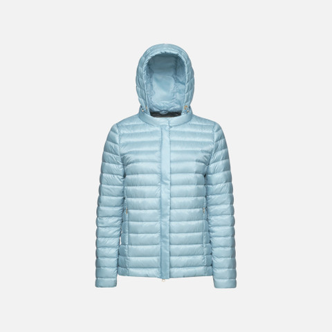 short down jacket JAYSEN WOMAN Dusk blue - image number 0 | GEOX
