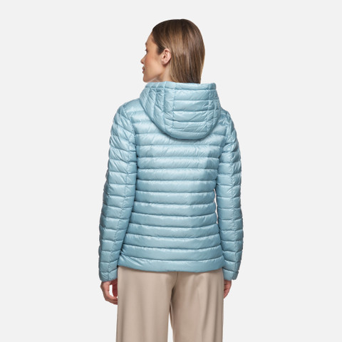 short down jacket JAYSEN WOMAN Dusk blue - image number 5 | GEOX