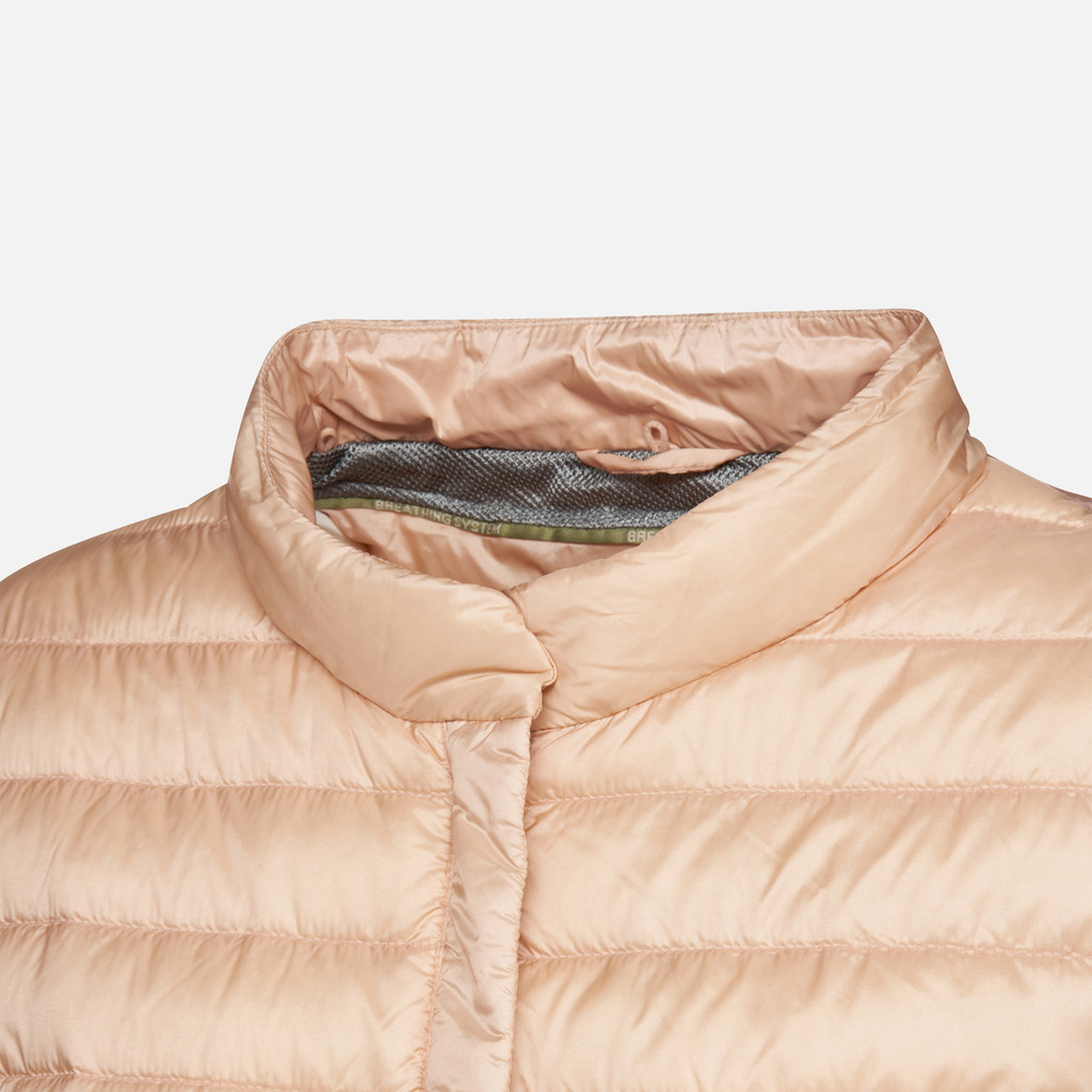 Short down jacket JAYSEN WOMAN Misty Rose - image number 7 | GEOX