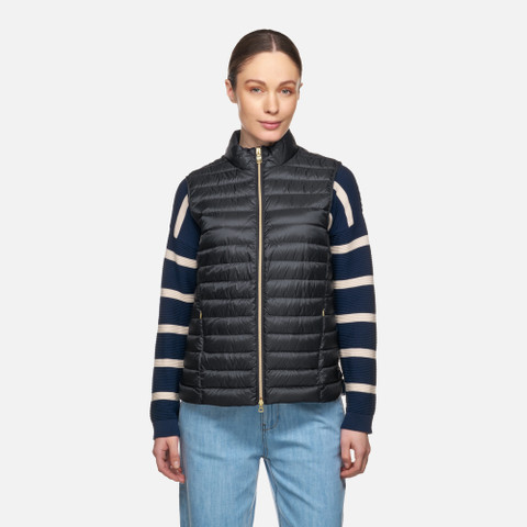sleeveless down jacket JAYSEN WOMAN Sky captain - image number 1 | GEOX