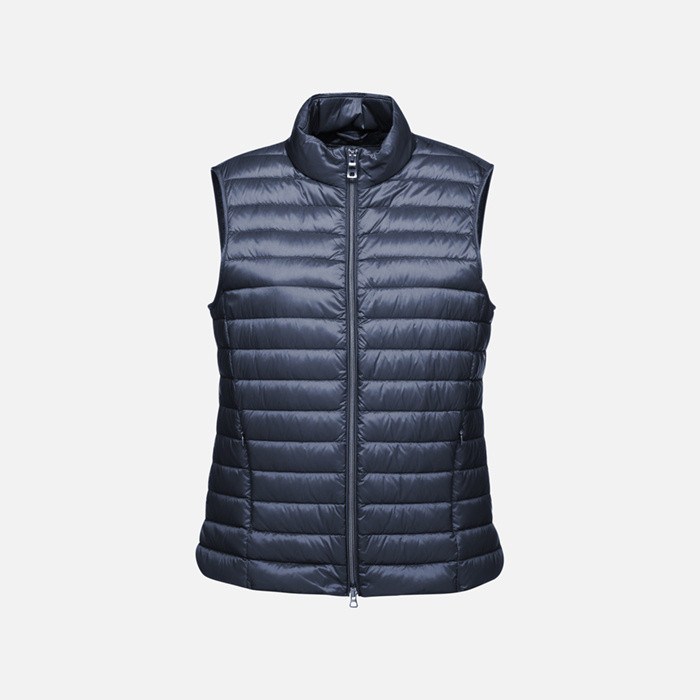 Sleeveless down jacket JAYSEN WOMAN Sky captain | GEOX