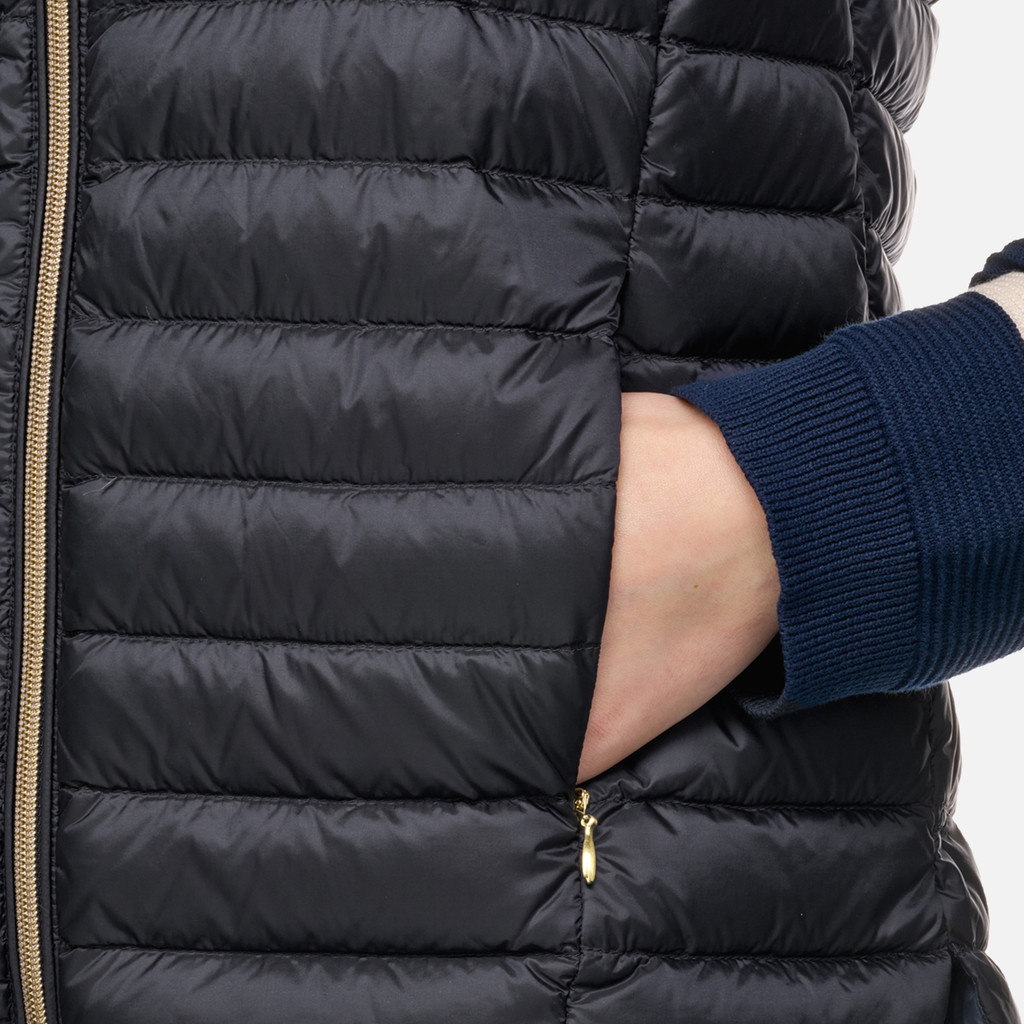 sleeveless down jacket JAYSEN WOMAN Sky captain - image number 8 | GEOX