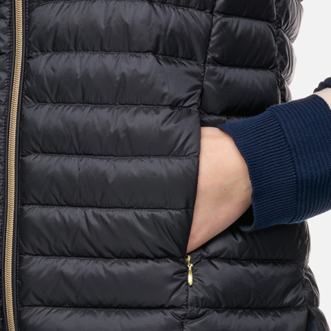 sleeveless down jacket JAYSEN WOMAN Sky captain - image number 8 | GEOX