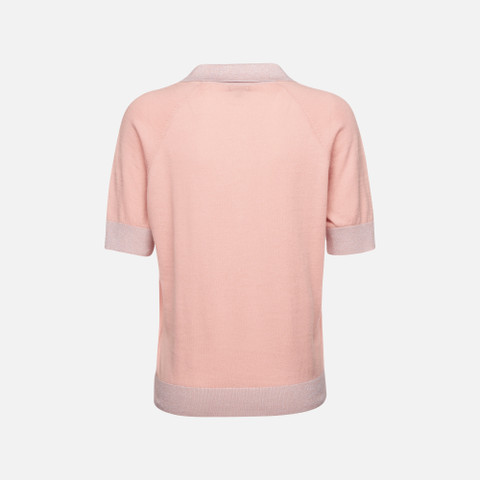 polo shirt KNIT WOMAN Misty Rose - image number 4 | GEOX
