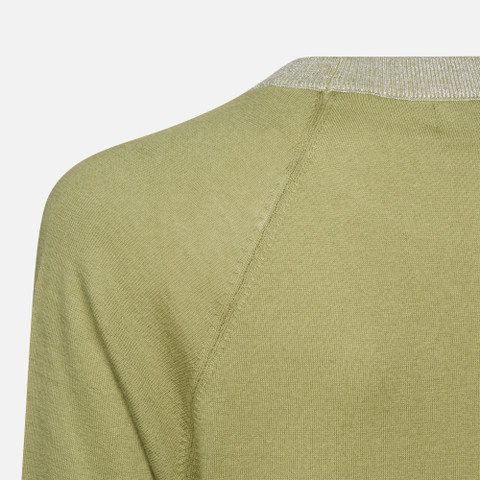 t-shirt KNIT WOMAN Sage - image number 6 | GEOX