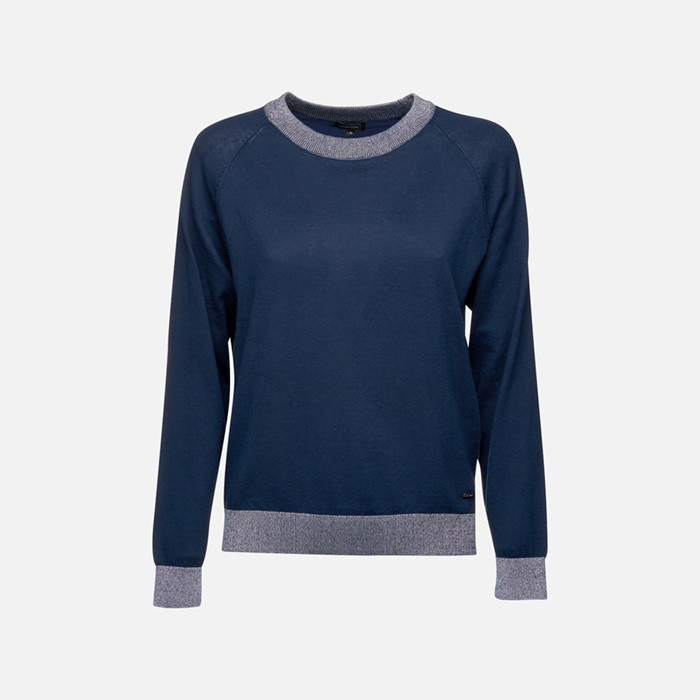 Crew-neck sweater KNIT WOMAN Sky captain | GEOX