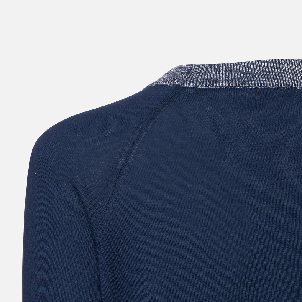 Crew-neck sweater KNIT WOMAN Sky captain - image number 6 | GEOX