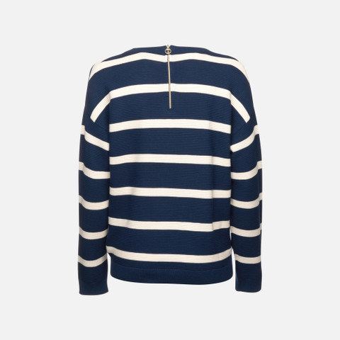 Crew-neck sweater KNIT WOMAN Sky Captain/Rainy days - image number 4 | GEOX