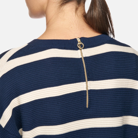 Crew-neck sweater KNIT WOMAN Sky Captain/Rainy days - image number 8 | GEOX