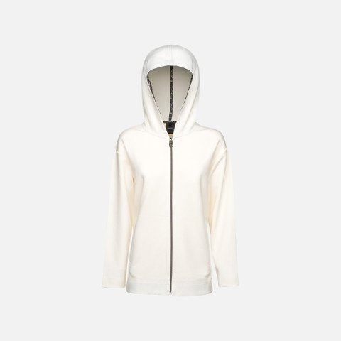 hoodie SWEATER WOMAN Moonlight sand - image number 0 | GEOX