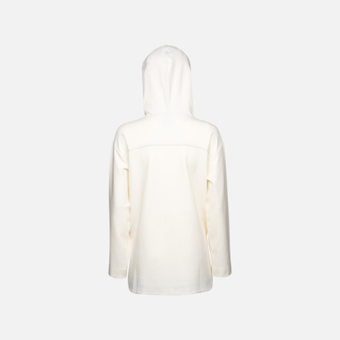 hoodie SWEATER WOMAN Moonlight sand - image number 4 | GEOX