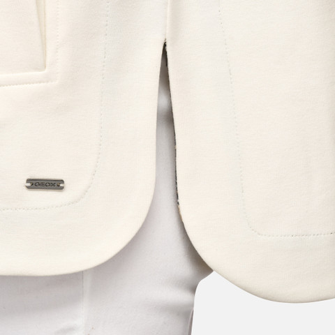 hoodie SWEATER WOMAN Moonlight sand - image number 7 | GEOX