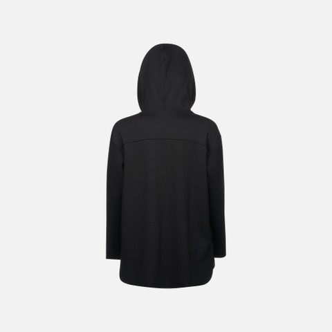 hoodie SWEATER WOMAN Black - image number 4 | GEOX