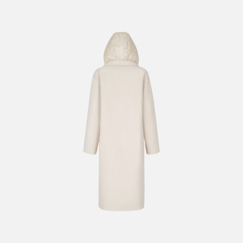 Long coat RAWELLE WOMAN Mid Moonbeam - image number 4 | GEOX