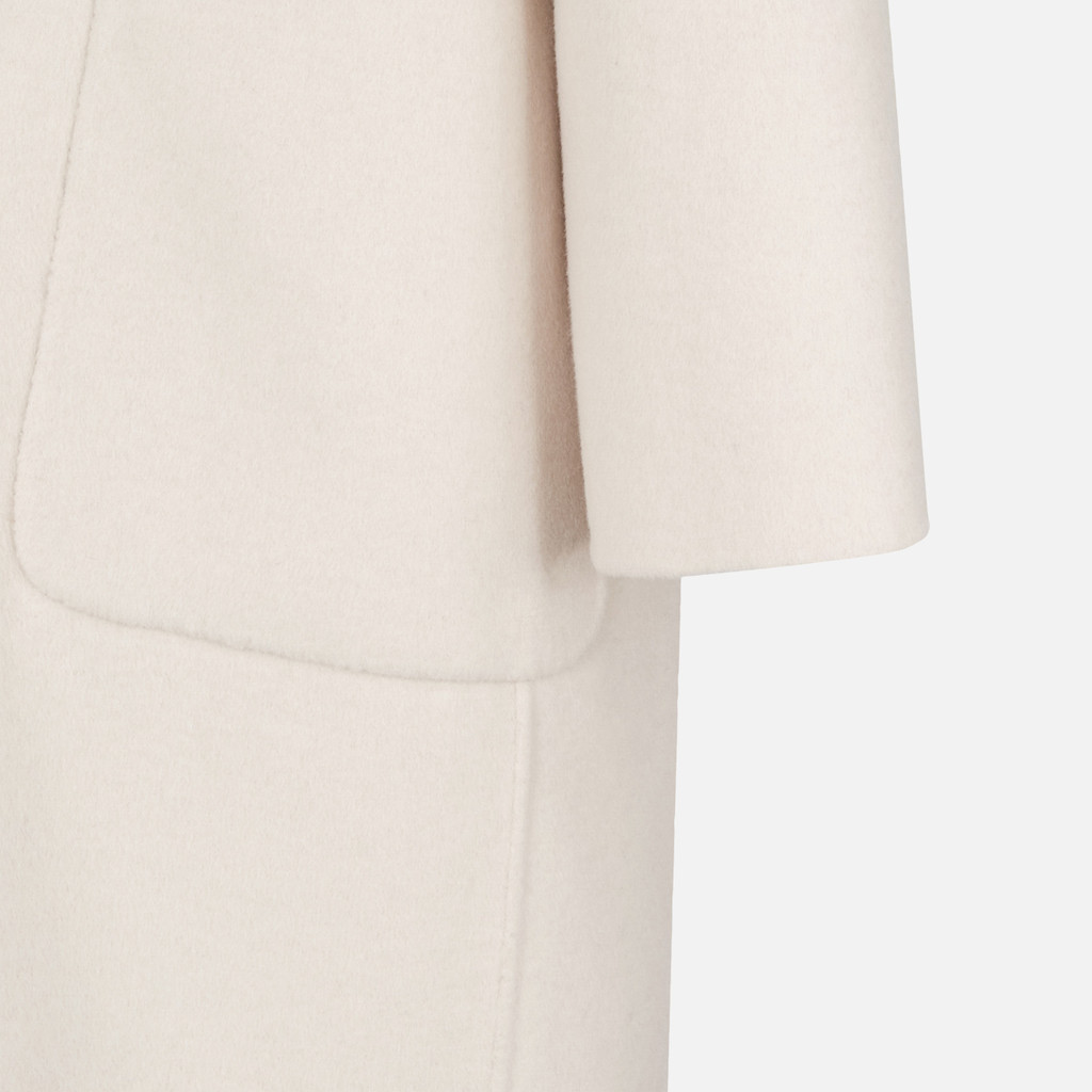 Long coat RAWELLE WOMAN Mid Moonbeam - image number 7 | GEOX