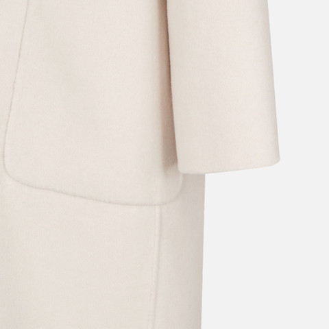 Long coat RAWELLE WOMAN Mid Moonbeam - image number 7 | GEOX
