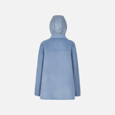 Manteau court RAWELLE FEMME Bleu poussiéreux - image number 4 | GEOX