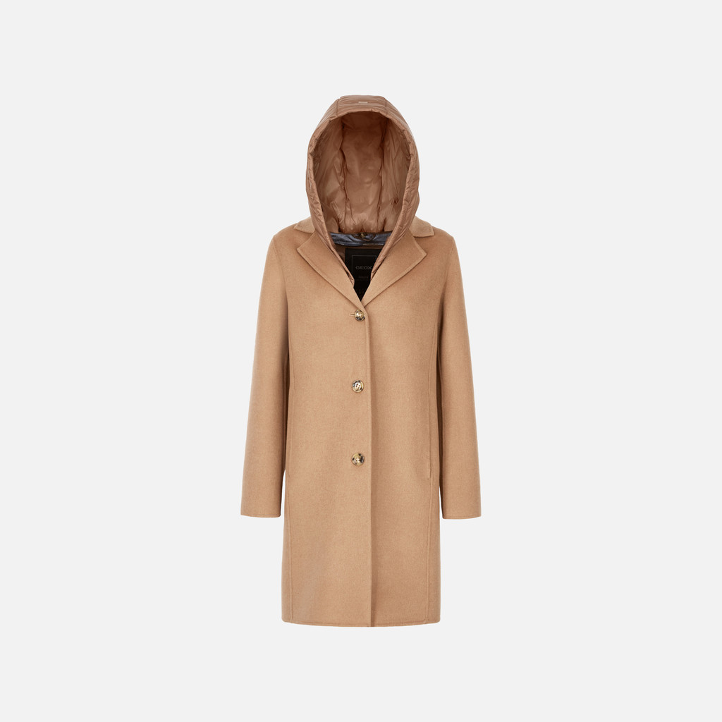 Long coat RAWELLE WOMAN Thrush - image number 0 | GEOX