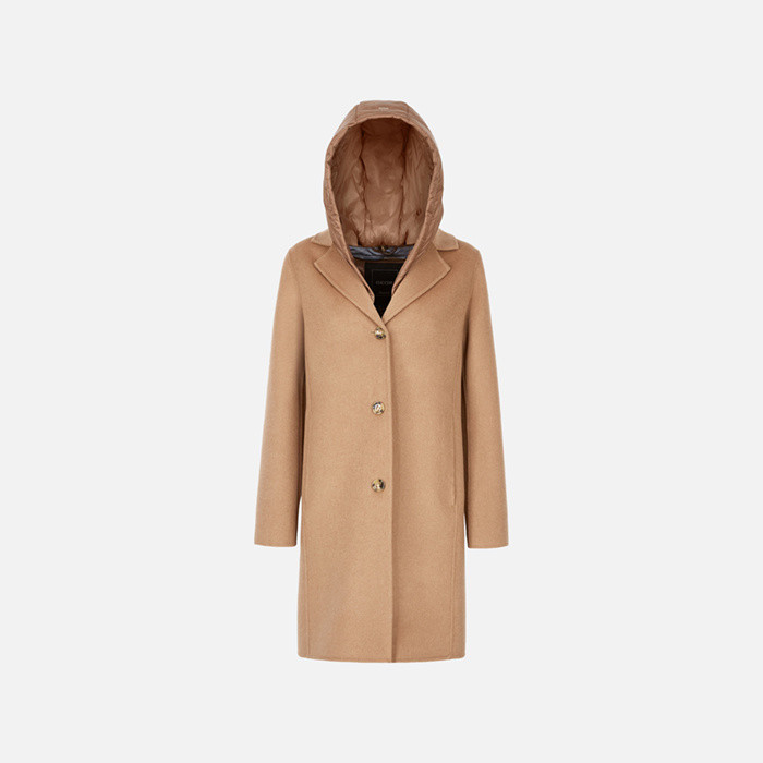 Long coat RAWELLE WOMAN Thrush | GEOX