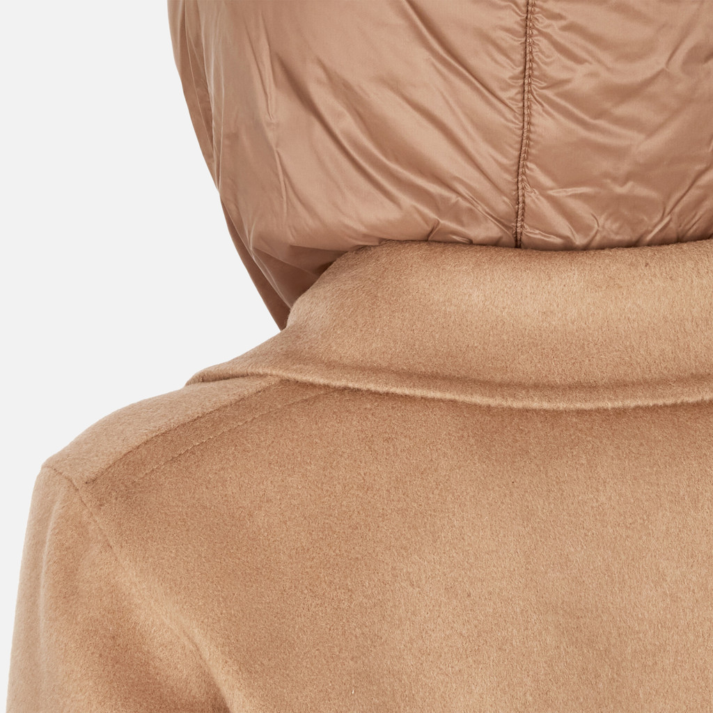 Long coat RAWELLE WOMAN Thrush - image number 6 | GEOX