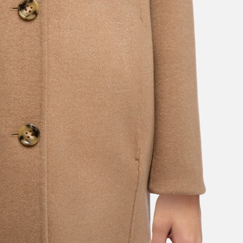 Long coat RAWELLE WOMAN Thrush - image number 8 | GEOX