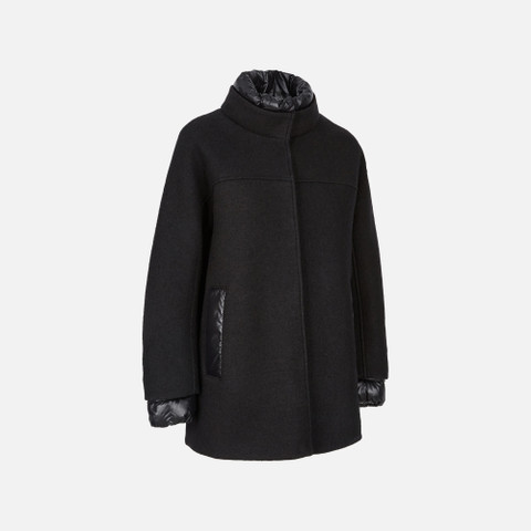 Short coat KLEOPY WOMAN Black - image number 2 | GEOX