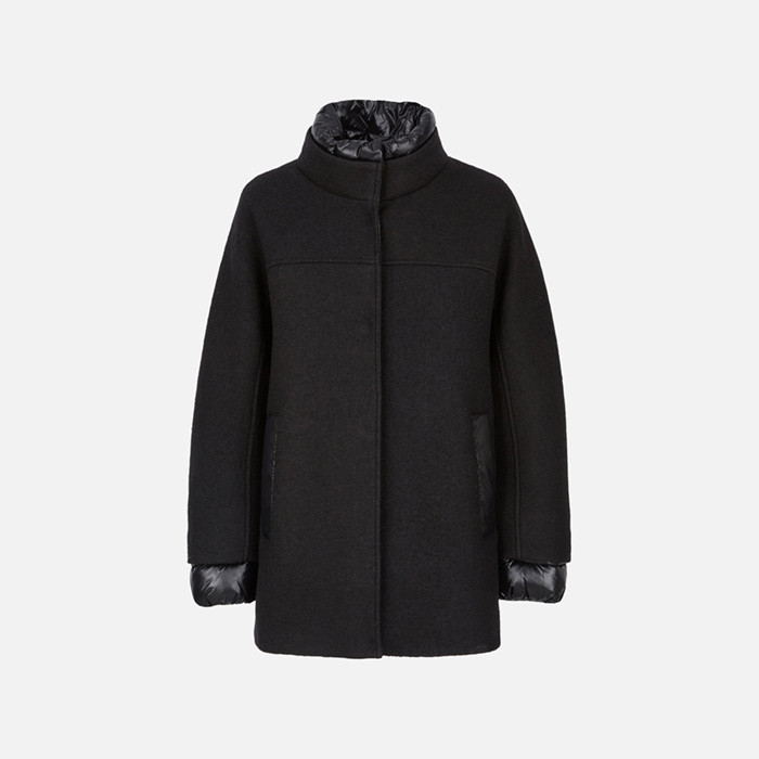 Short coat KLEOPY WOMAN Black | GEOX