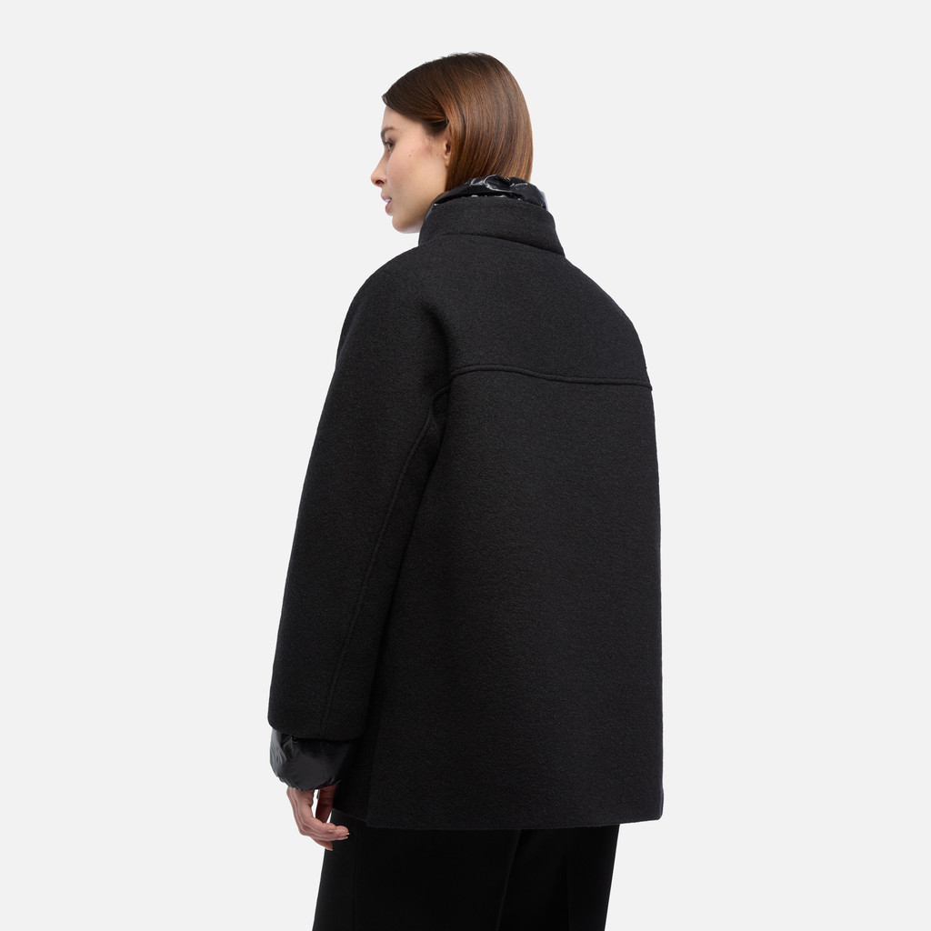 Short coat KLEOPY WOMAN Black - image number 5 | GEOX
