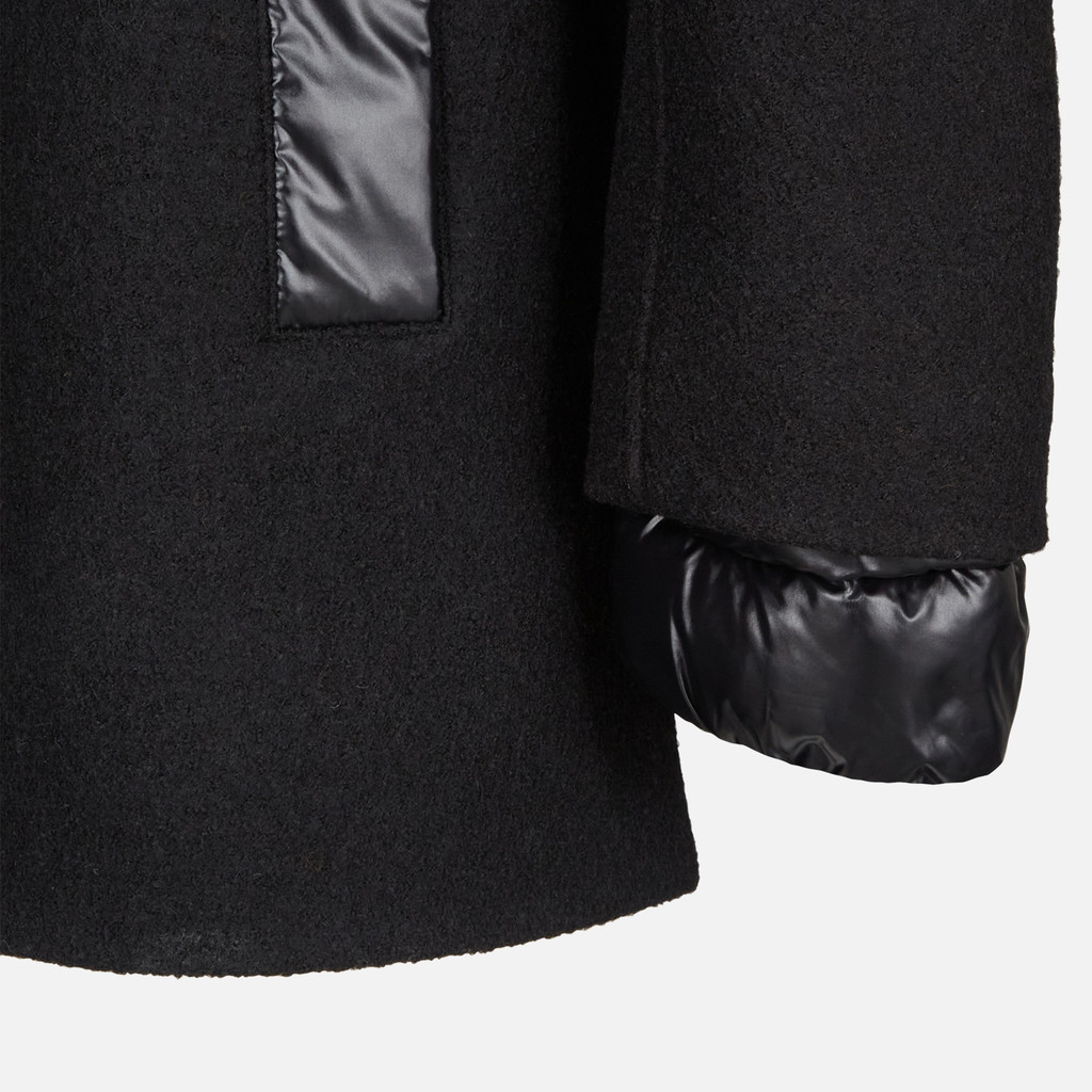 Short coat KLEOPY WOMAN Black - image number 7 | GEOX