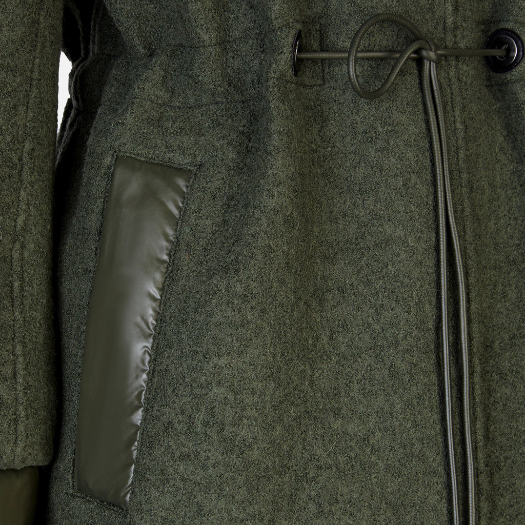 Langer Mantel KLEOPY DAME Militärgrün - image number 9 | GEOX