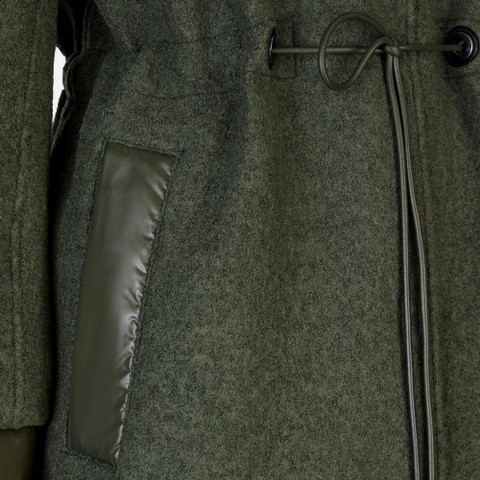 Langer Mantel KLEOPY DAME Militärgrün - image number 9 | GEOX