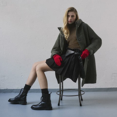 Langer Mantel KLEOPY DAME Militärgrün - image number 11 | GEOX