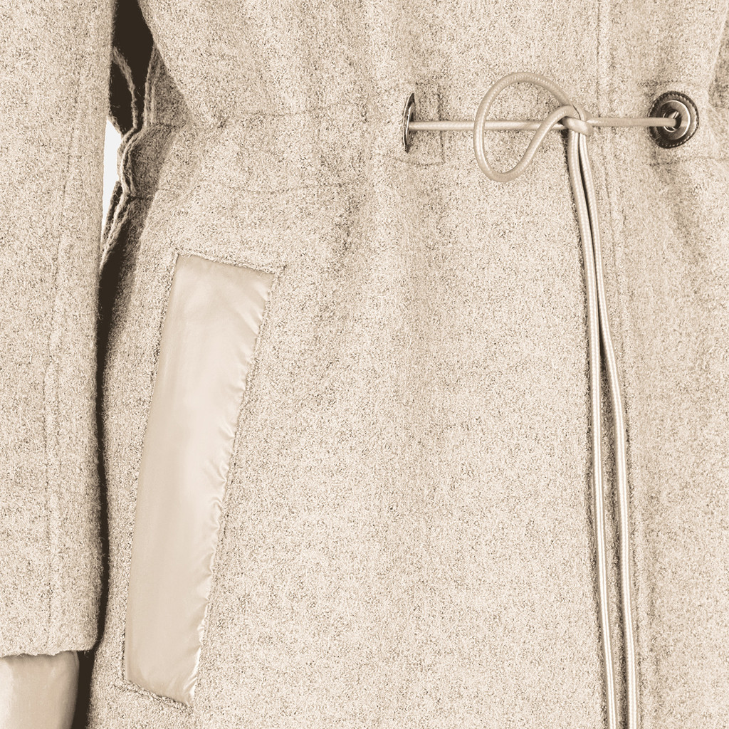 Long coat KLEOPY WOMAN Mid Moonbeam - image number 4 | GEOX
