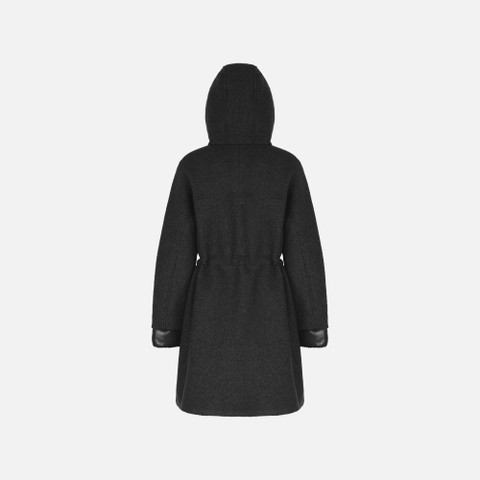 Long coat KLEOPY WOMAN Black - image number 4 | GEOX